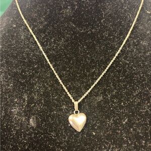 Sterling Silver Heart Pendant Necklace